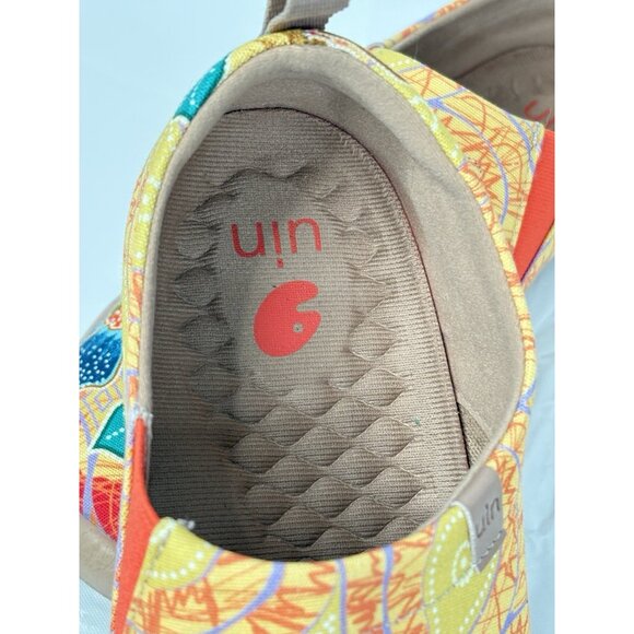 UIN Batik Flower Floral Toledo Women’s 7.5 Slip On Shoes Comfort Cotton Light - Picture 3 of 16